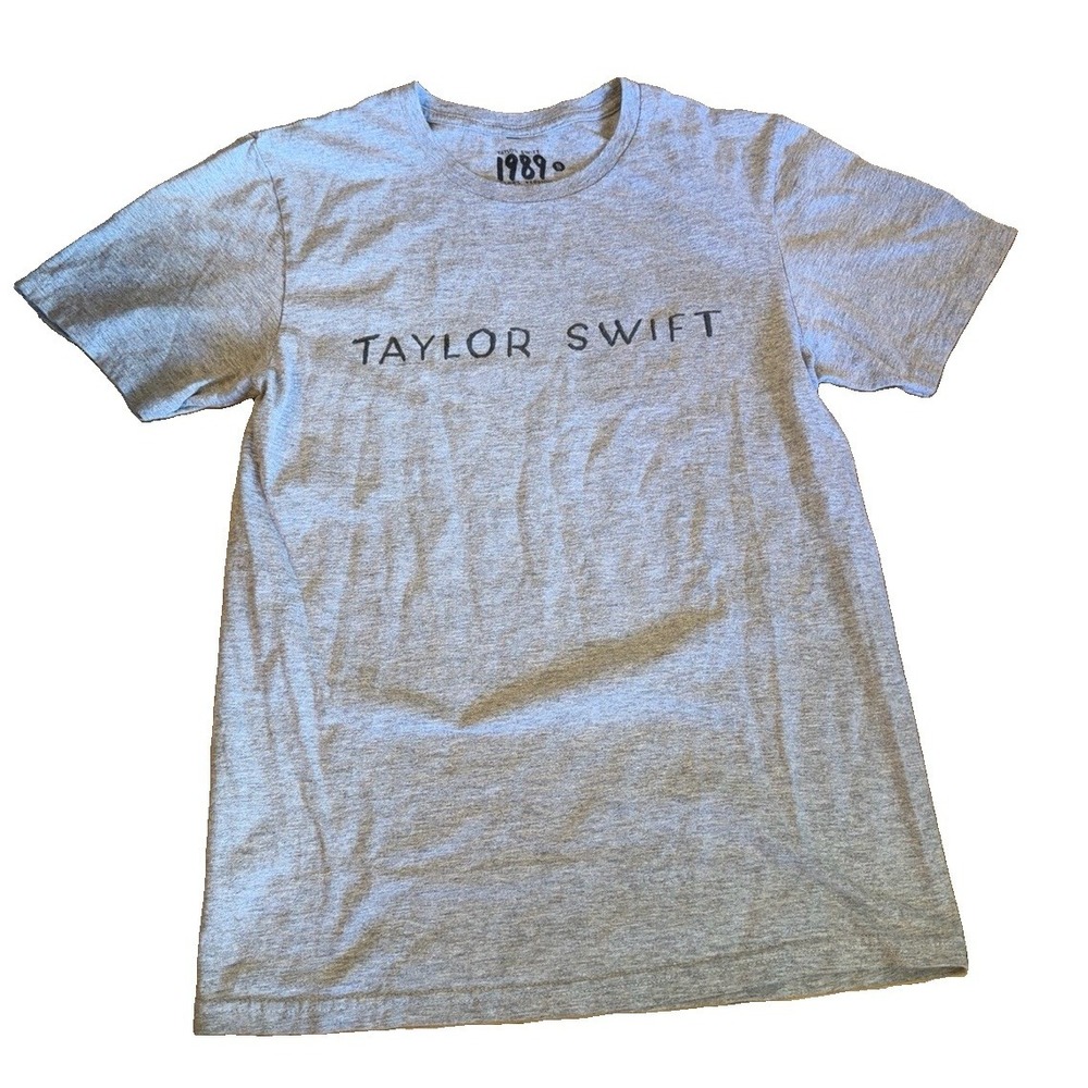 Taylor Swift 1989 Taylor's Version T Shirt Gray Size S Official Merch Tee